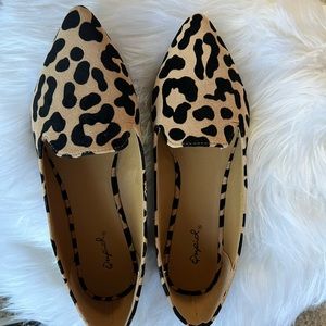 Leopard Print Flats